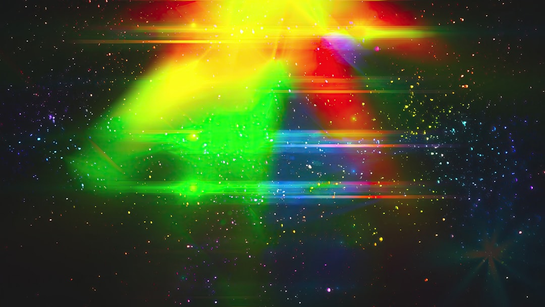 Espectro de luz mostrando desvio para o vermelho de uma galáxia distante