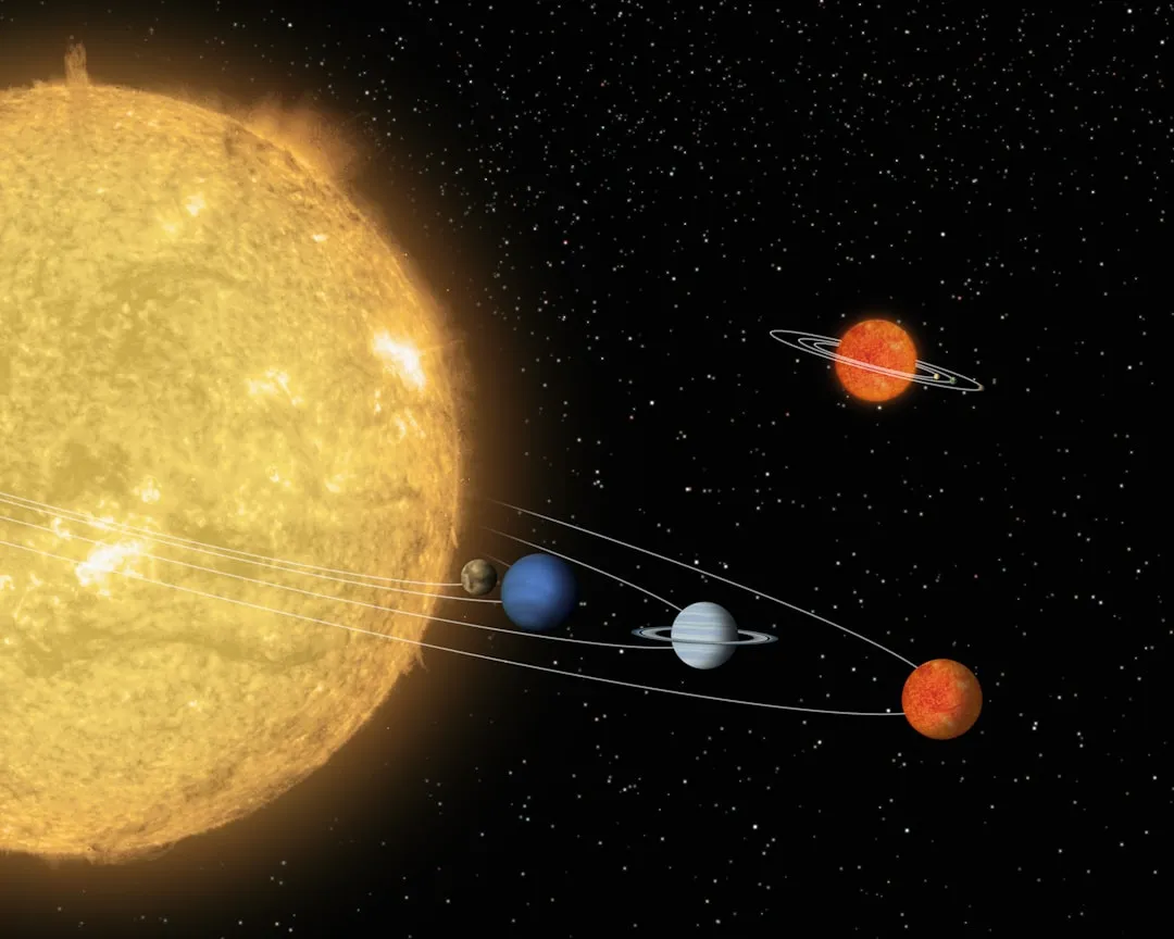 Observação de conjunção planetária no céu do amanhecer