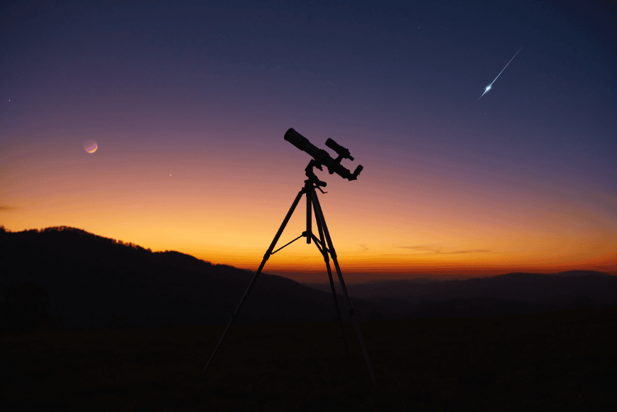 Preparando-se para a observação de meteoros