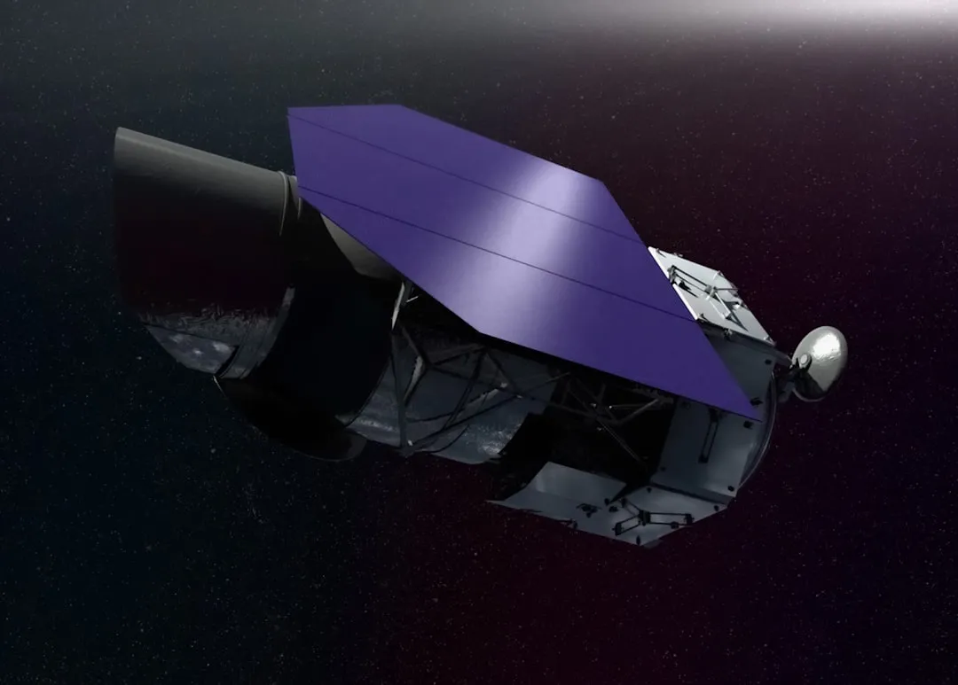 Imagem de campo profundo do espaco com galaxias e quasares distantes