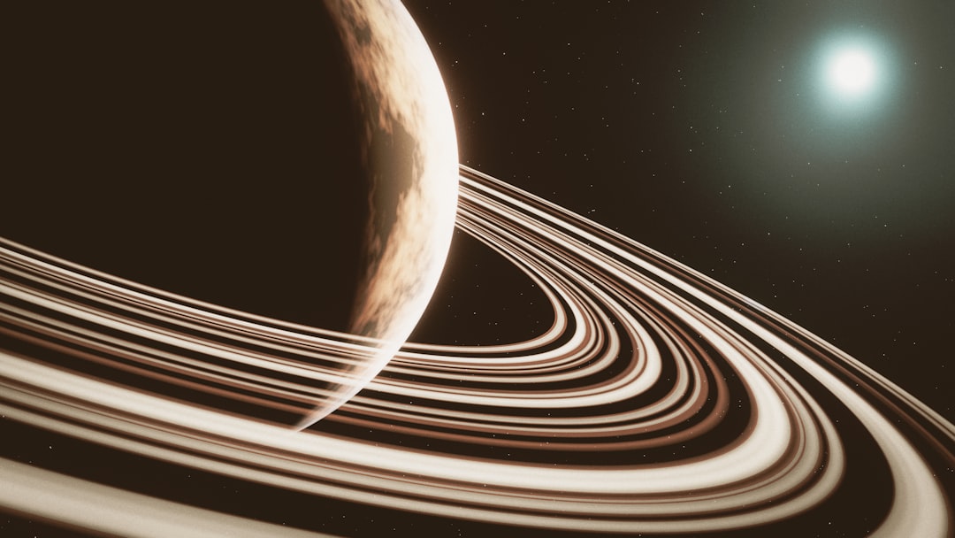 Tempestade gigante na atmosfera de Saturno vista pela sonda Cassini